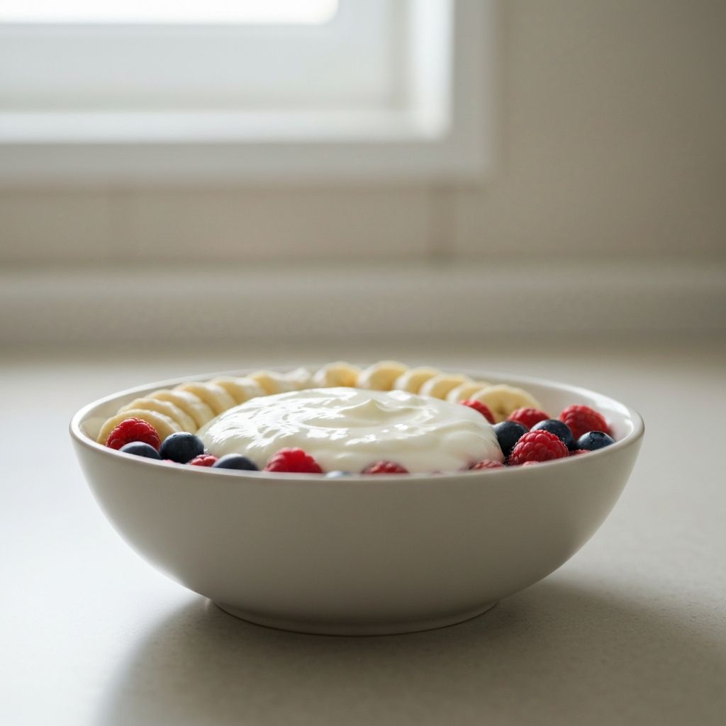 Morning breakfast routine